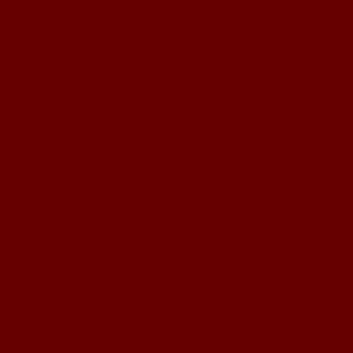 Color RGB 102,0,0 : Blood red