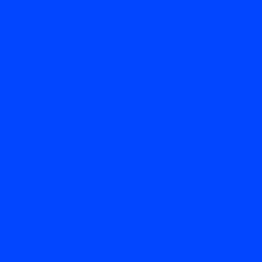 Color RGB 2,71,254 : Blue (RYB)