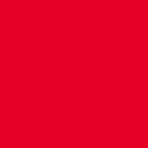 Color HSL 350°, 100%, 45% : Spanish red